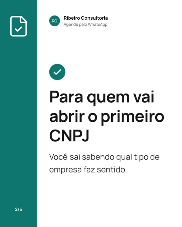 Carrossel de uma consultoria: para quem é a consultoria de abertura de empresa